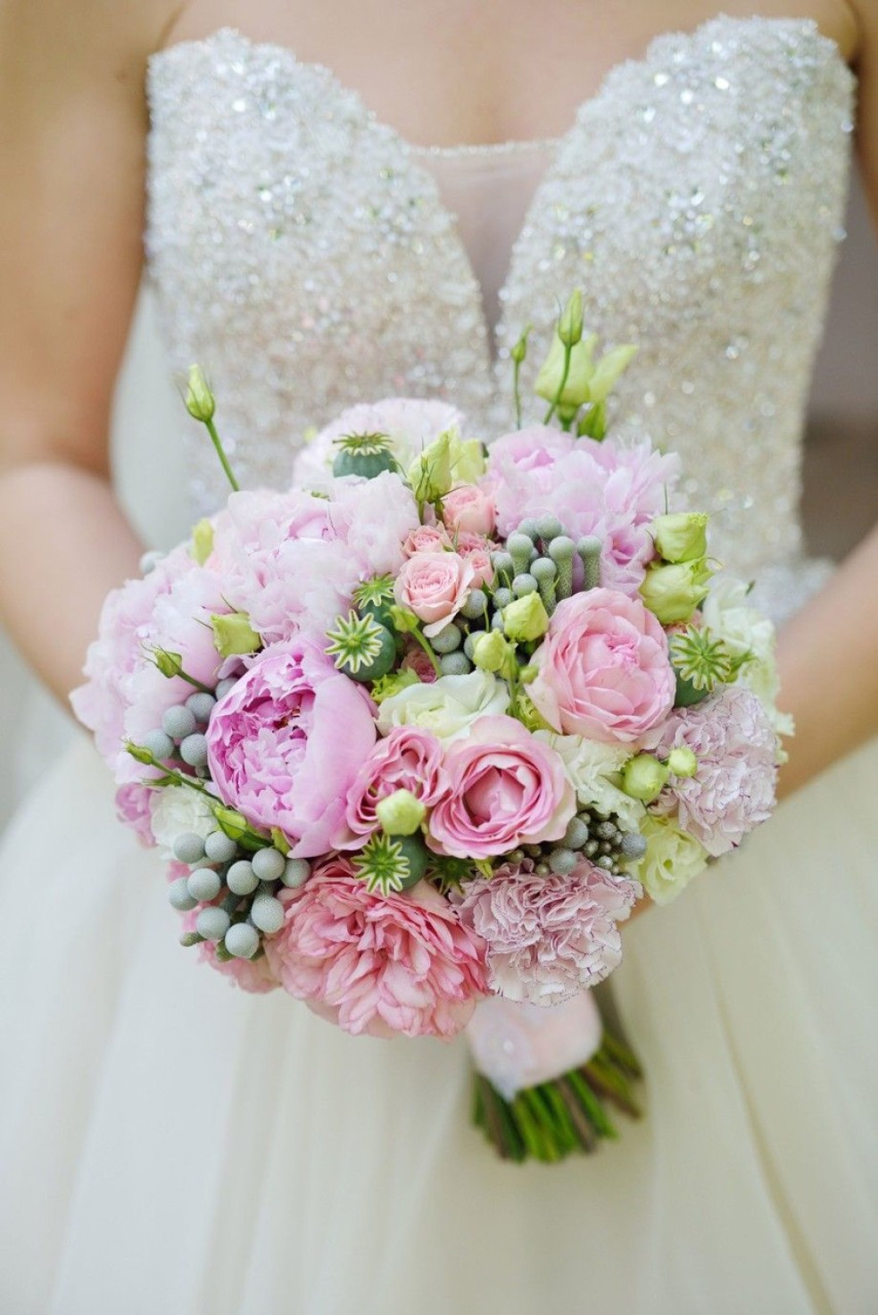 Klasická svatební kytice